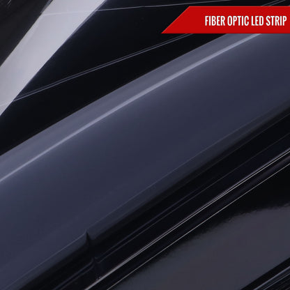 2015-2018 Ford Focus LED Sequential Signal Projector Headlights (Glossy Black Housing/Smoked Lens)