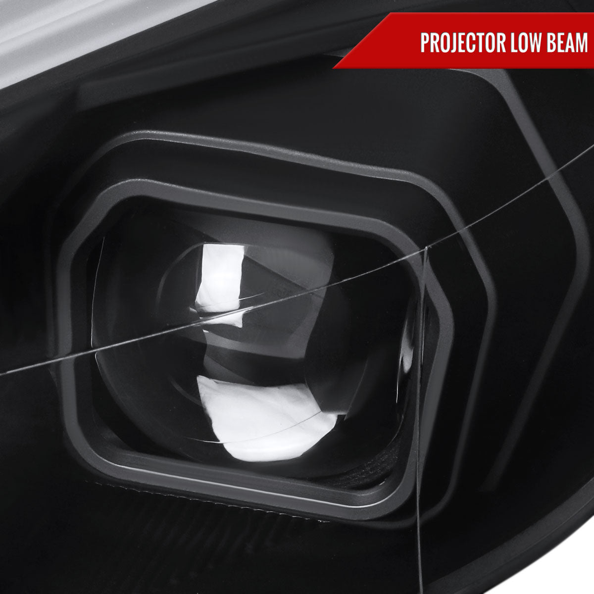 2015-2018 Ford Focus LED Sequential Signal Projector Headlights (Matte Black Housing/Clear Lens)