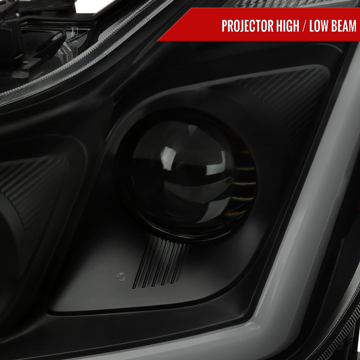 2008-2013 Infiniti G37/2014-2015 Q60 Coupe/Convertible Sequential Switchback LED Turn Signal Projector Headlights (Matte Black Housing/Smoked Lens)