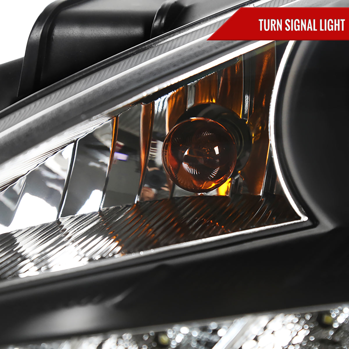 2010-2012 Hyundai Genesis Coupe Projector Headlights w/ SMD LED Light Strip (Matte Black Housing/Clear Lens)