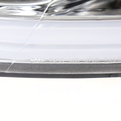 2011-2013 Hyundai Elantra LED Bar Projector Headlights (Chrome Housing/Clear Lens)