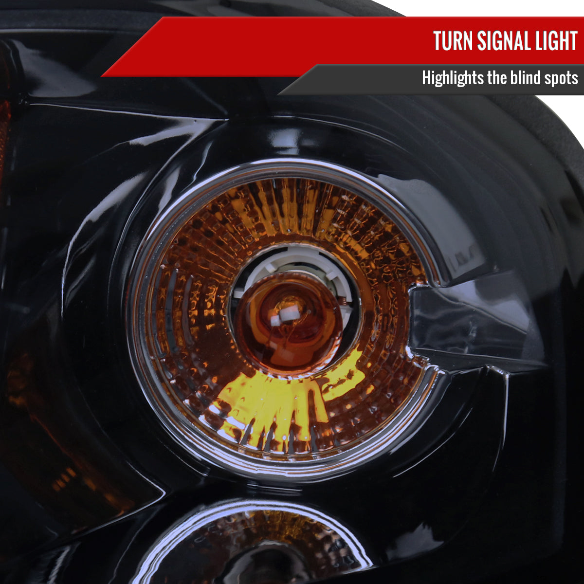 2000-2005 Chevrolet Impala Dual Halo Projector Headlights (Glossy Black Housing/Smoked Lens)