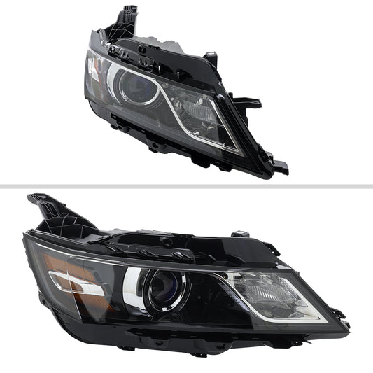 2014-2020 Chevy Impala Factory Style Projector Headlight - Passenger Side (Jet Black Housing / Clear Lens)