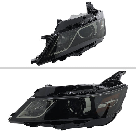 2014-2020 Chevy Impala Factory Style Projector Headlights (Glossy Black Housing / Smoked Lens)