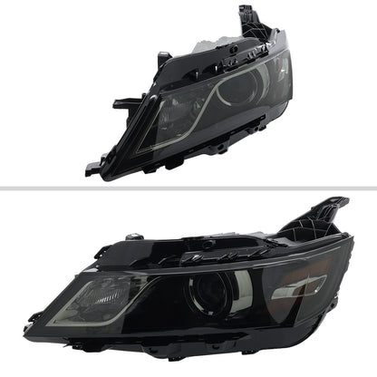 2014-2020 Chevy Impala Factory Style Projector Headlights (Glossy Black Housing / Smoked Lens)