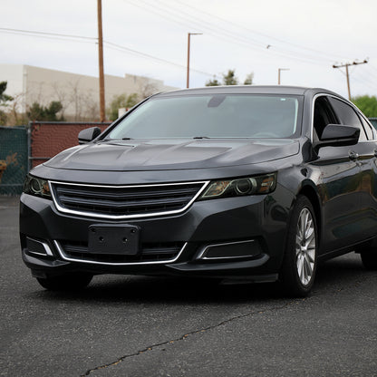 2014-2020 Chevy Impala Factory Style Projector Headlights (Glossy Black Housing / Smoked Lens)