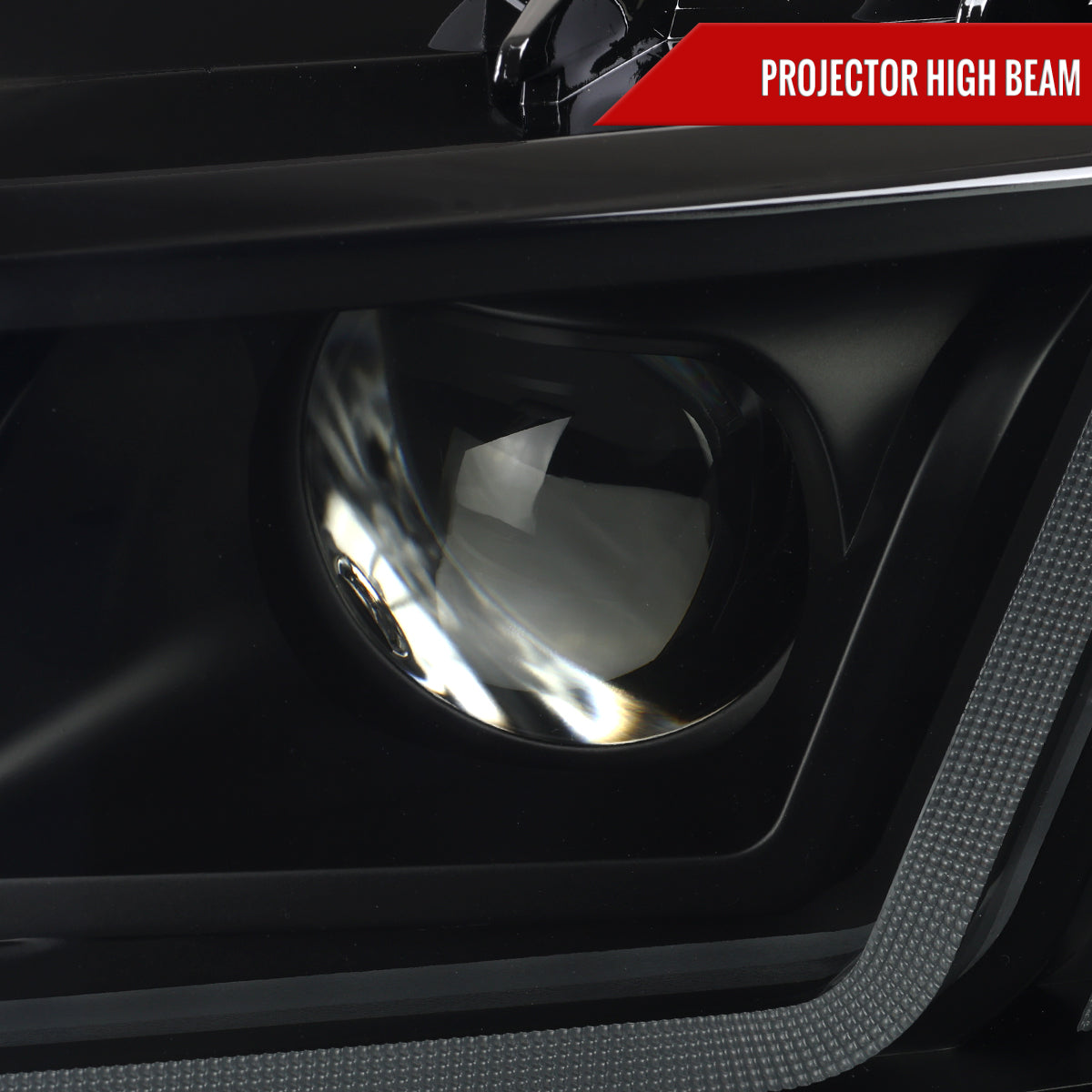 2014-2020 Chevy Impala LED DRL Sequential Project Headlights (Black Housing / Smoked Lens)