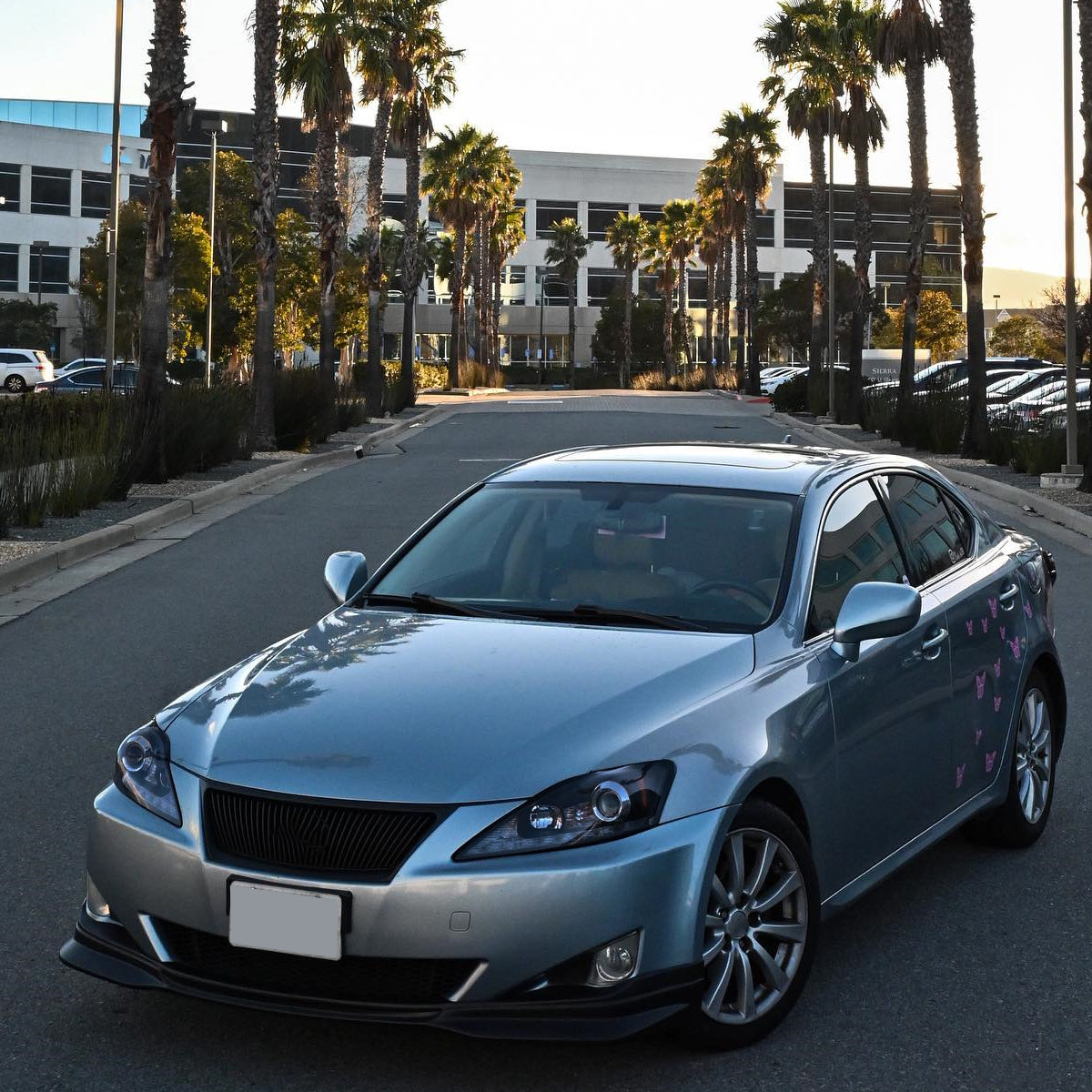 2006-2010 Lexus IS250/IS350 SMD LED Light Strip Projector Headlights w/ Sequential Turn Signals (Glossy Black Housing/Smoked Lens)