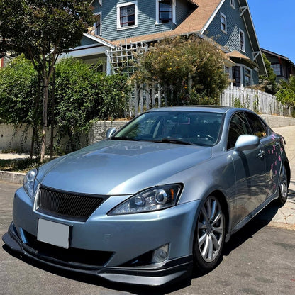 2006-2010 Lexus IS250/IS350 SMD LED Light Strip Projector Headlights w/ LED Turn Signal Lights (Matte Black Housing/Clear Lens)