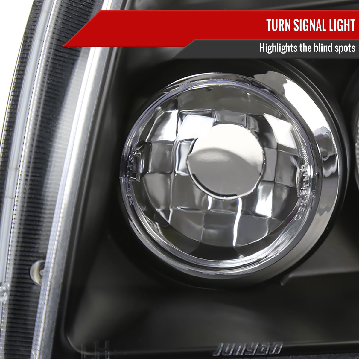 2005-2007 Dodge Magnum Dual Halo Projector Headlights (Matte Black Housing/Clear Lens)