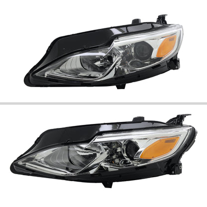 2019-2024 Chevrolet Malibu Factory Style Projector Headlights (Chrome Housing/Clear Lens)