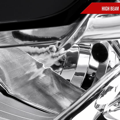 2019-2024 Chevrolet Malibu Factory Style Projector Headlights (Chrome Housing/Clear Lens)