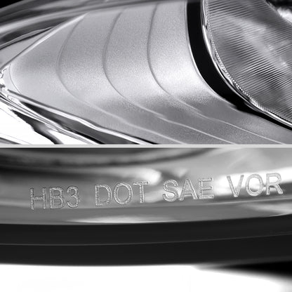 2019-2024 Chevrolet Malibu Factory Style Projector Headlights (Chrome Housing/Clear Lens)