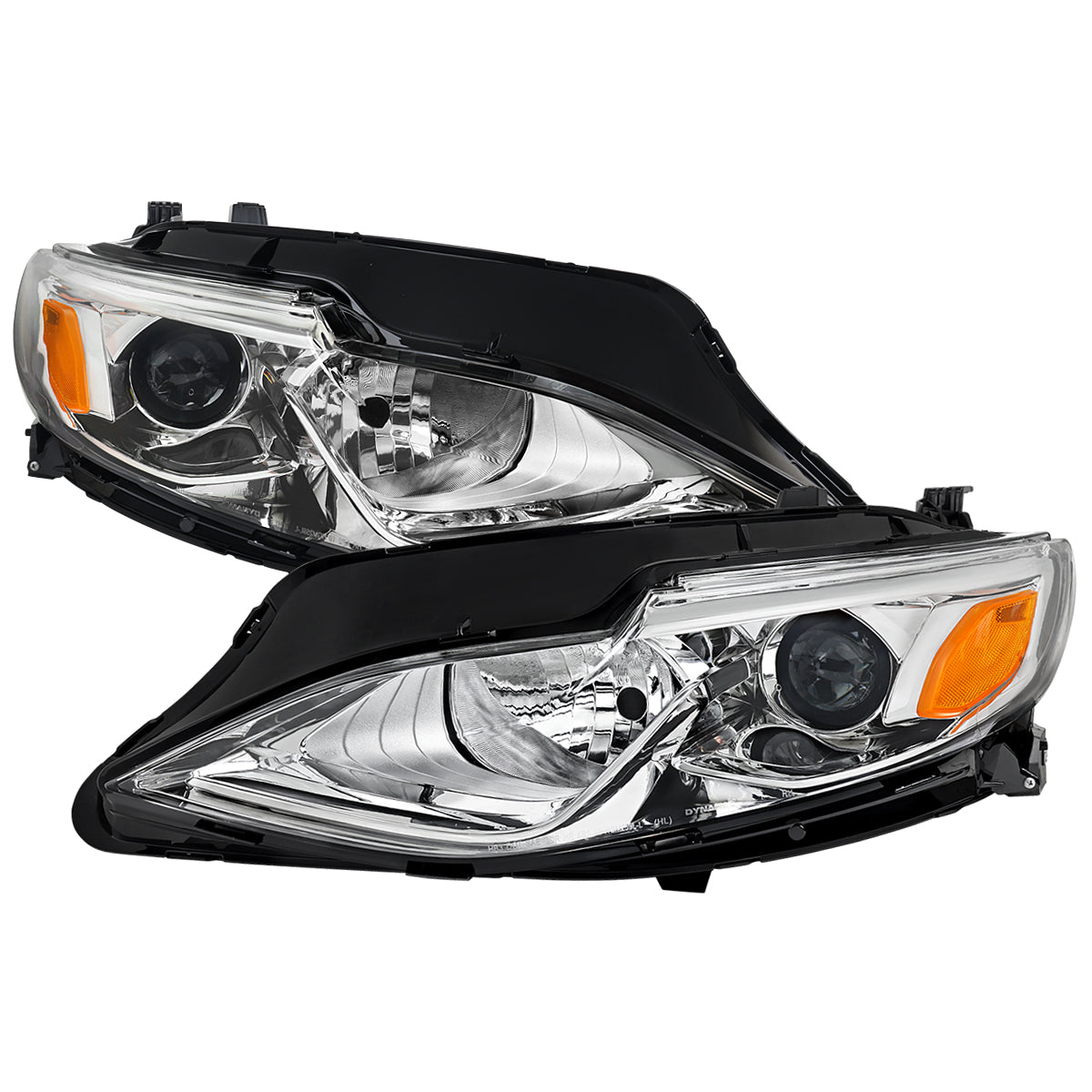 2019-2024 Chevrolet Malibu Factory Style Projector Headlights (Chrome Housing/Clear Lens)