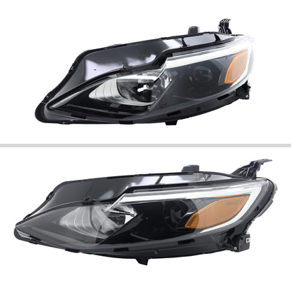2019-2024 Chevrolet Malibu Factory Style Projector Left Driver Side Headlight (Glossy Black Housing/Clear Lens)