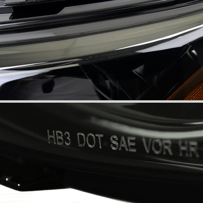 2019-2024 Chevrolet Malibu Factory Style Projector Headlight (Matte Black Housing/Smoked Lens)