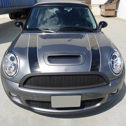 2007-2015 Mini Cooper R55 R56 R57 R58 R59 Single Halo Projector Headlights (Chrome Housing/Clear Lens)