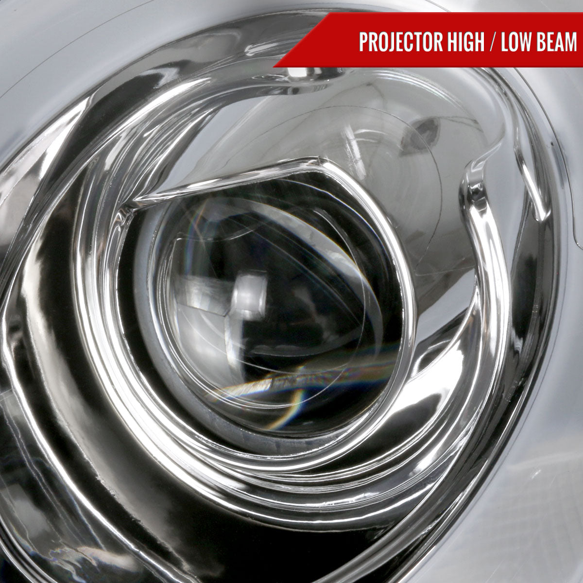 2007-2015 Mini Cooper R55 R56 R57 R58 R59 Projector  Headlights w/ LED Turn Signal Lights (Chrome Housing/Clear Lens)