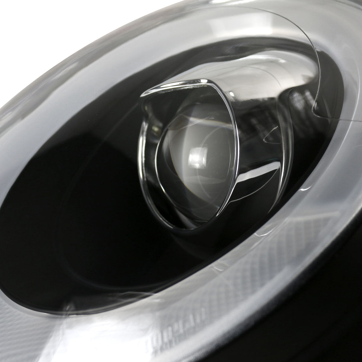 2007-2015 Mini Cooper R55 R56 R57 R58 R59 Projector  Headlights w/ LED Turn Signal Lights (Matte Black Housing/Clear Lens)