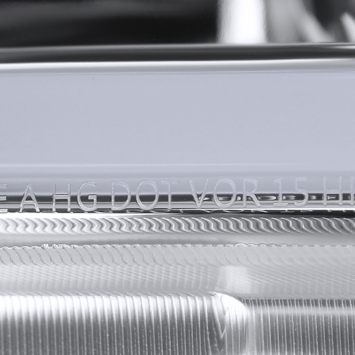 2015-2017 Ford Mustang / 2018-2020 Mustang Shelby LED Bar Xenon HID Projector Headlights (Chrome Housing/Clear Lens)