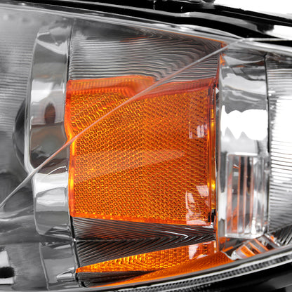 2004-2009 Mazda 3 Sedan Projector Style Headlights (Chrome Housing/Clear Lens)