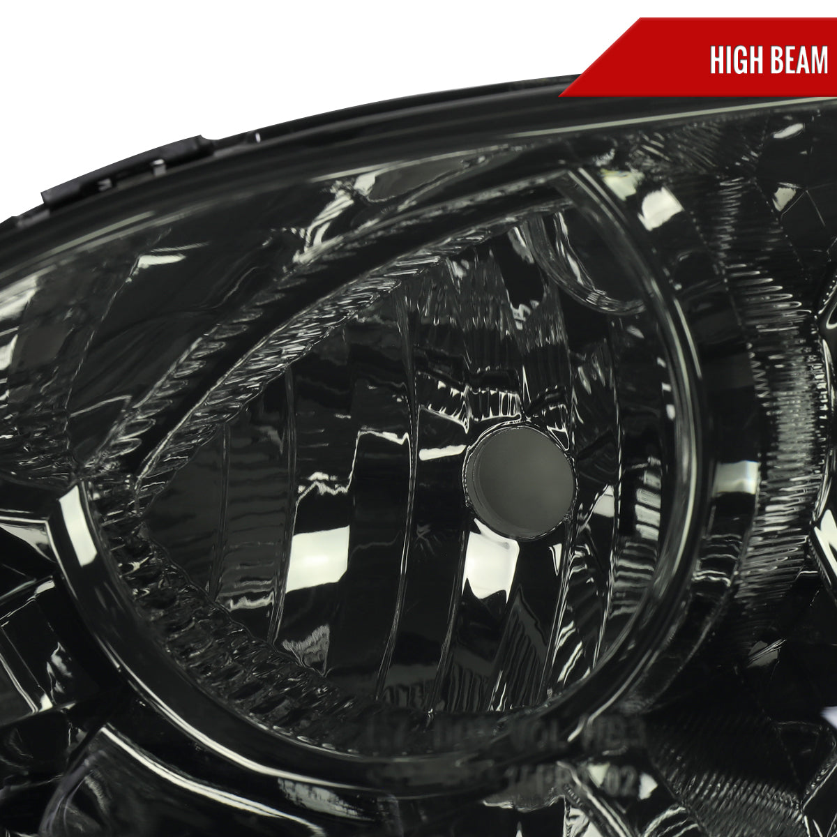 2004-2009 Mazda 3 Sedan Projector Style Headlights (Chrome Housing/Smoked Lens)