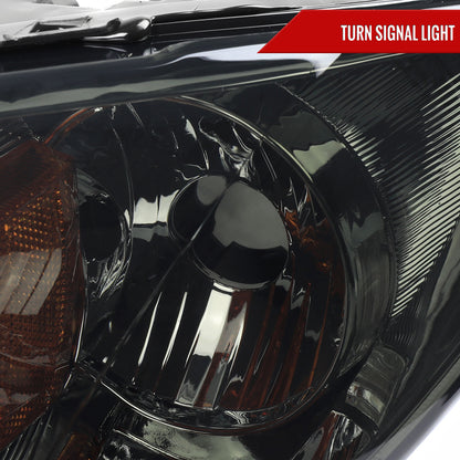 2004-2009 Mazda 3 Sedan Projector Style Headlights (Chrome Housing/Smoked Lens)