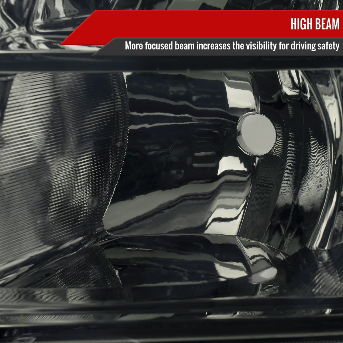 2006-2008 Honda Pilot Projector Style Headlights (Chrome Housing/Smoked Lens)