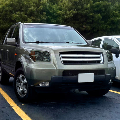 2006-2008 Honda Pilot Projector Style Headlights (Chrome Housing/Smoked Lens)
