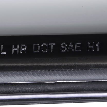 2006-2008 Dodge RAM 1500/ 2006-2009 2500 3500 Switchback LED C-Bar Projector Headlights (Matte Black Housing/Clear Lens)