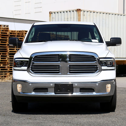 2009-2018 Dodge RAM 1500  / 2019-2021 RAM Classic / 2010-2018 RAM 2500 3500 Switchback Sequential Projector Headlights (Matte Black Housing/Clear Lens)