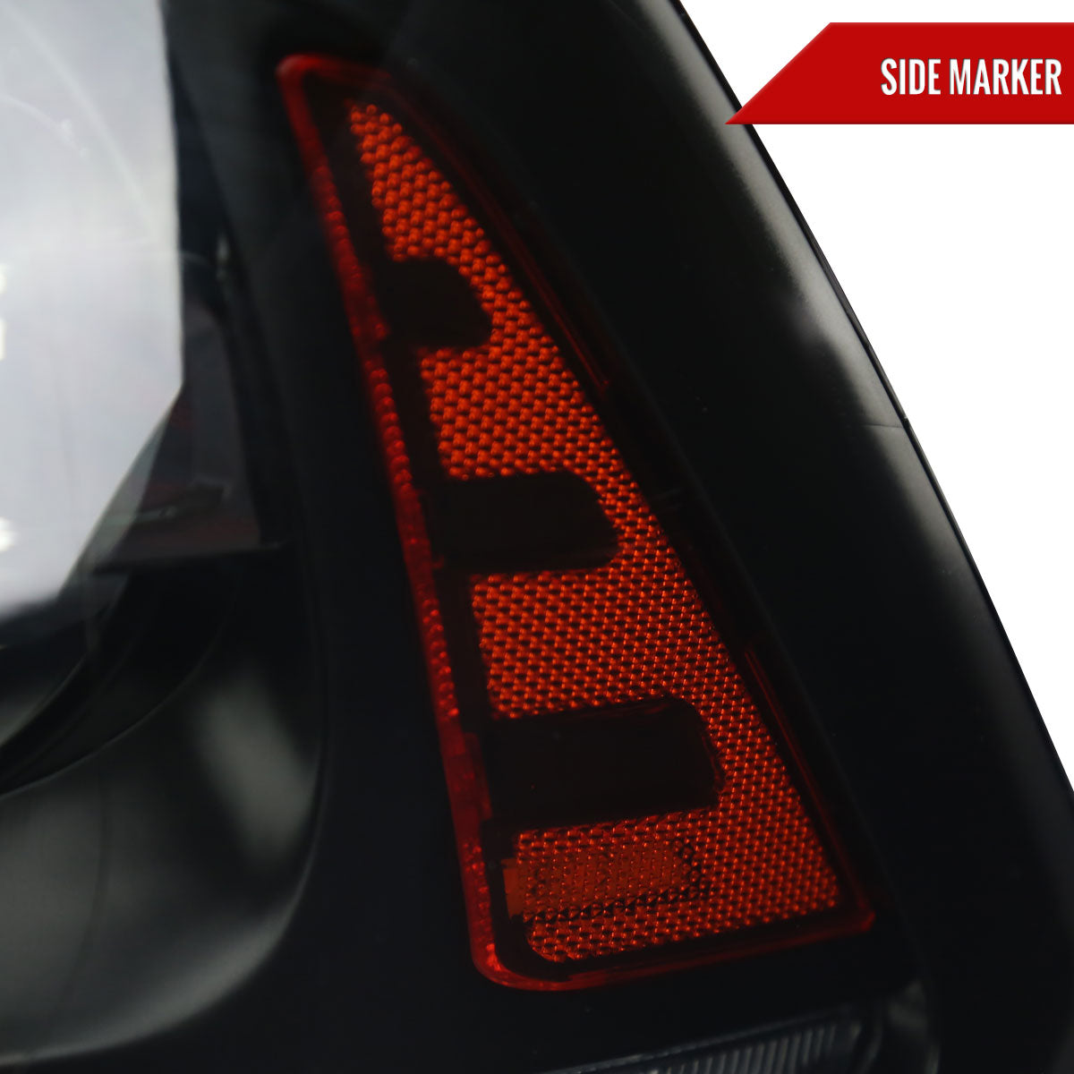2009-2018 Dodge RAM 1500 / 2019-2021 RAM Classic / 2010-2018 RAM 2500 3500 Switchback Sequential LED Bar Projector Headlights (Jet Black Housing/Smoked Lens)