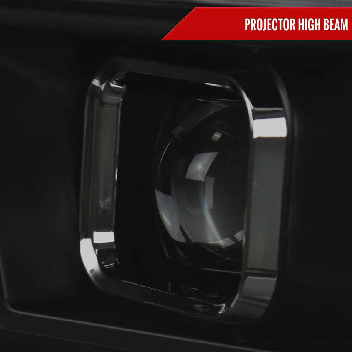 2009-2018 Dodge RAM 1500  / 2019-2021 RAM Classic / 2010-2018 RAM 2500 3500 Switchback Sequential Projector Headlights (Matte Black Housing/Smoked Lens)