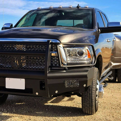 2013-2018 Ram 1500 2500 3500 LED Bar Projector Headlights (Chrome Housing/Clear Lens)