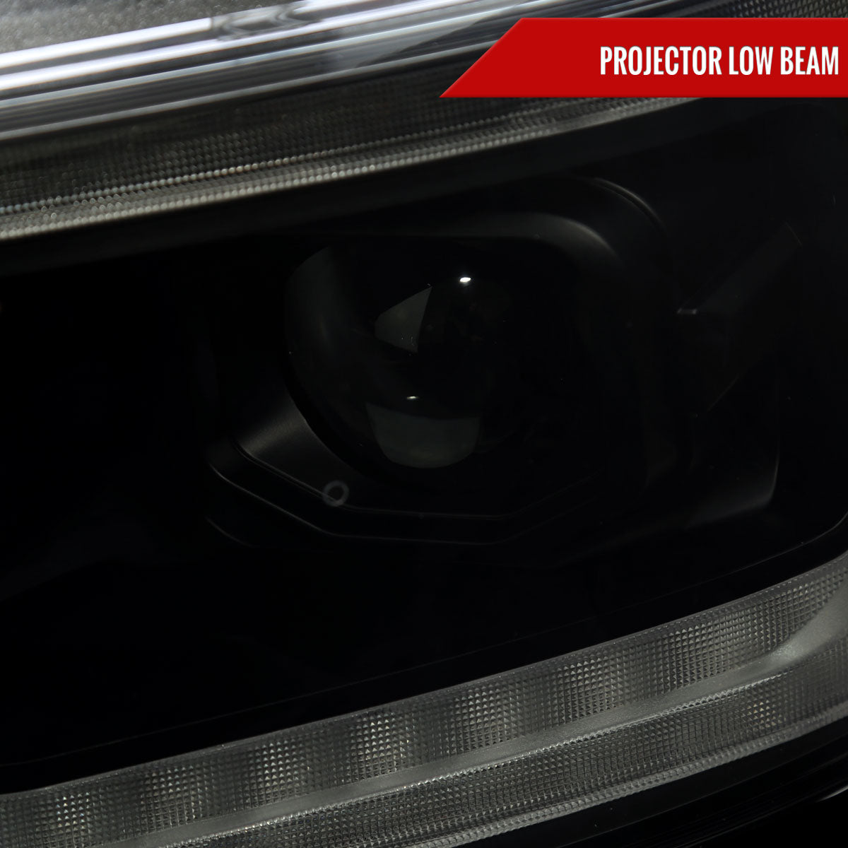 2019-2024 Dodge RAM 1500 Switchback Sequential LED Turn Signal Projector Headlights (Matte Black Housing/Smoked Lens)