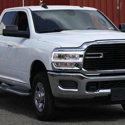 2019-2024 Dodge RAM 2500/3500/4500/5500 LED Tube Projector Headlights (Chrome Housing/Clear Lens)