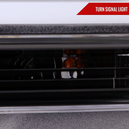 2019-2024 Dodge RAM 2500/3500/4500/5500 LED Tube Projector Headlights (Jet Black Housing/Clear Lens)