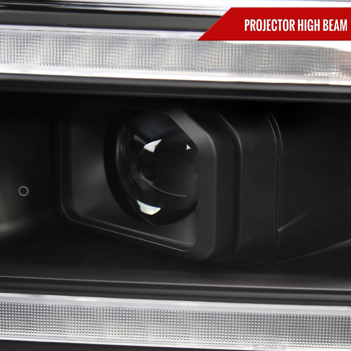 2019-2024 Dodge RAM 2500/3500/4500/5500 Switchback Sequential LED Turn Signal Projector Headlights (Matte Black Housing/Clear Lens)