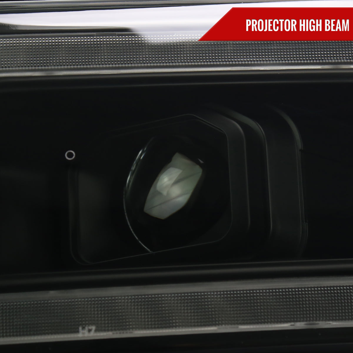 2019-2024 Dodge RAM 2500/3500/4500/5500 Switchback Sequential LED Turn Signal Projector Headlights (Jet Black Housing/Smoked Lens)