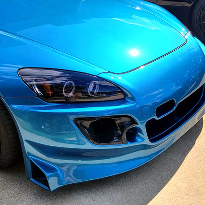 2000-2003 Honda S2000 AP1 Dual Halo Projector Headlights (Glossy Black Housing/Smoked Lens)