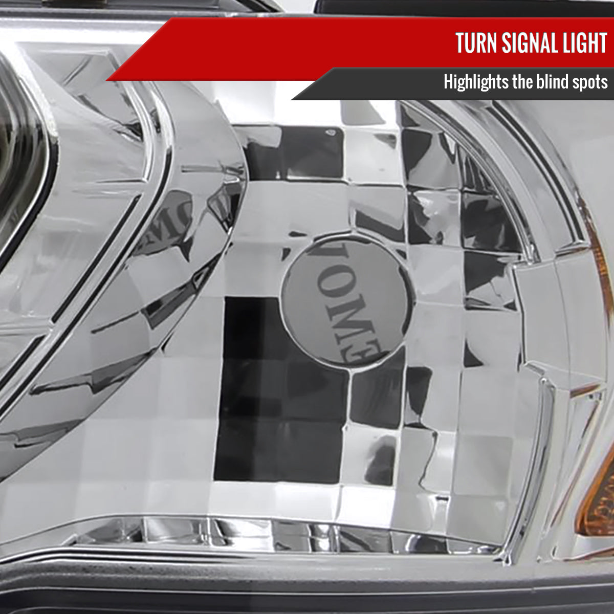 1995-1999 Nissan Sentra/200SX Dual Halo Projector Headlights (Chrome Housing/Clear Lens)