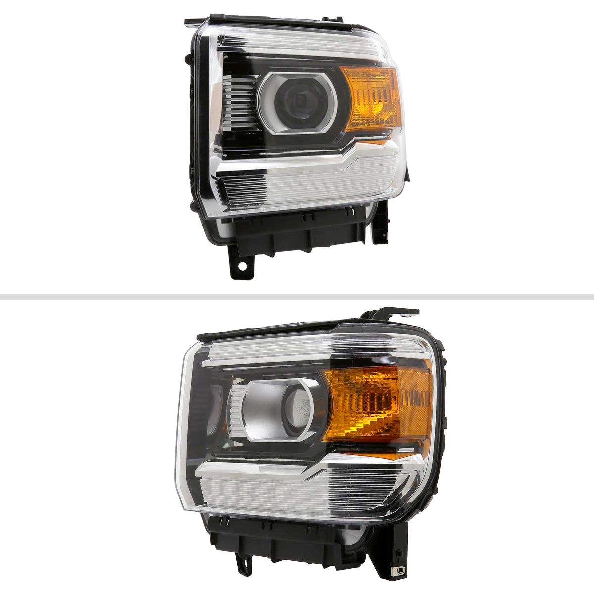 2014-2019 GMC Sierra 1500/2500HD/3500HD Clear Lens Projector Headlights - Driver Side Only