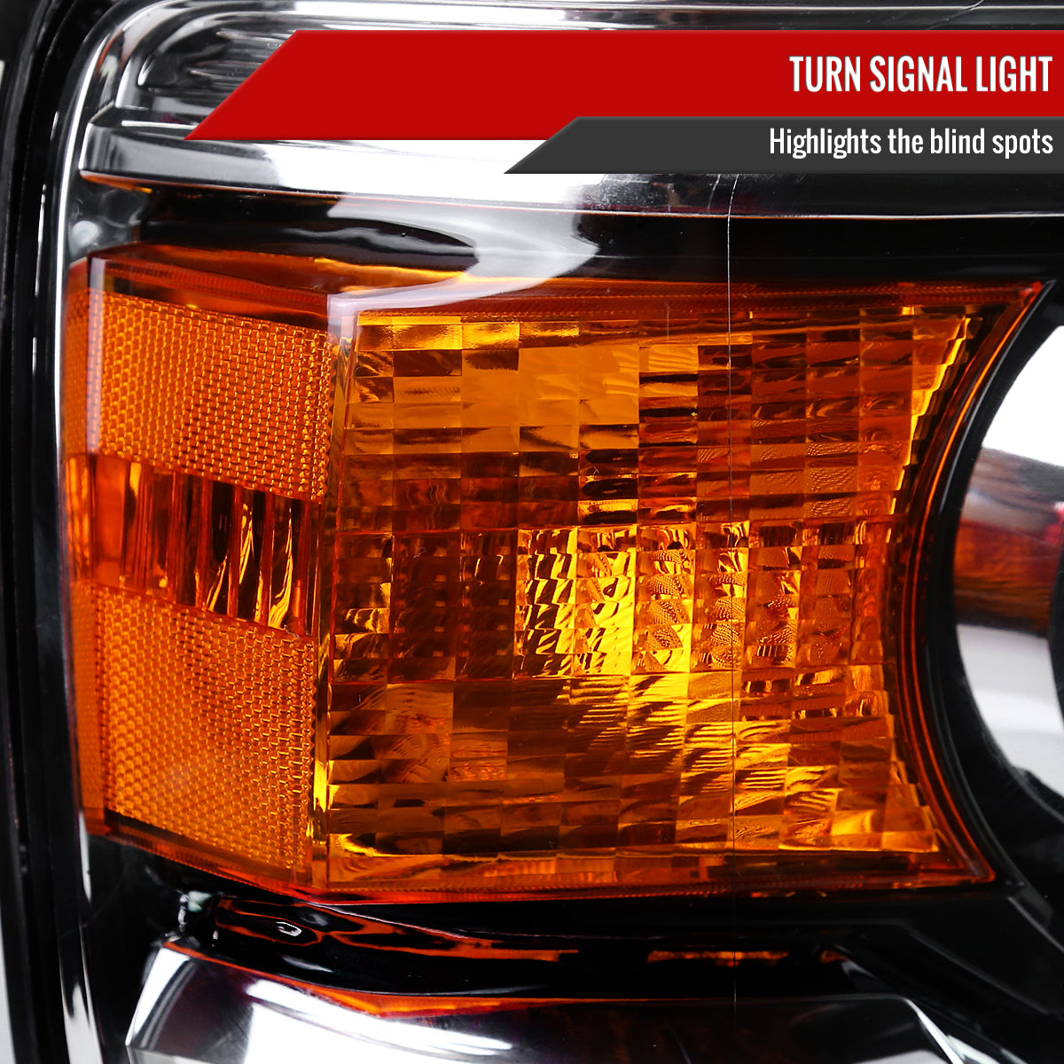 2014-2019 GMC Sierra 1500/2500HD/3500HD Clear Lens Projector Headlights - Passenger Side Only