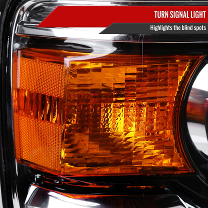 2014-2019 GMC Sierra 1500/2500HD/3500HD Clear Lens Projector Headlights - Passenger Side Only