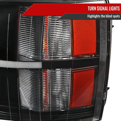2007-2013 Chevrolet Silverado 1500/ 2007-2014 Silverado 2500HD 3500HD Dual Halo Projector w/ LED Light Bar Headlights (Matte Black Housing/Clear Lens)