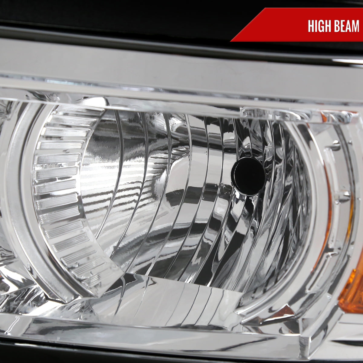 2014-2015 Chevrolet Silverado 1500 Projector Headlights (Chrome Housing/Clear Lens)