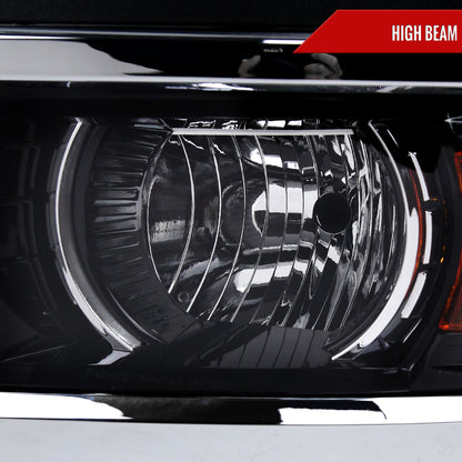 2014-2015 Chevrolet Silverado 1500 Projector Headlights (Glossy Black Housing/Clear Lens)