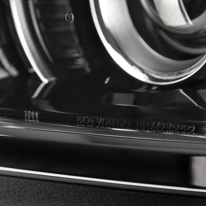 2014-2015 Chevrolet Silverado 1500 Projector Headlights (Glossy Black Housing/Clear Lens)