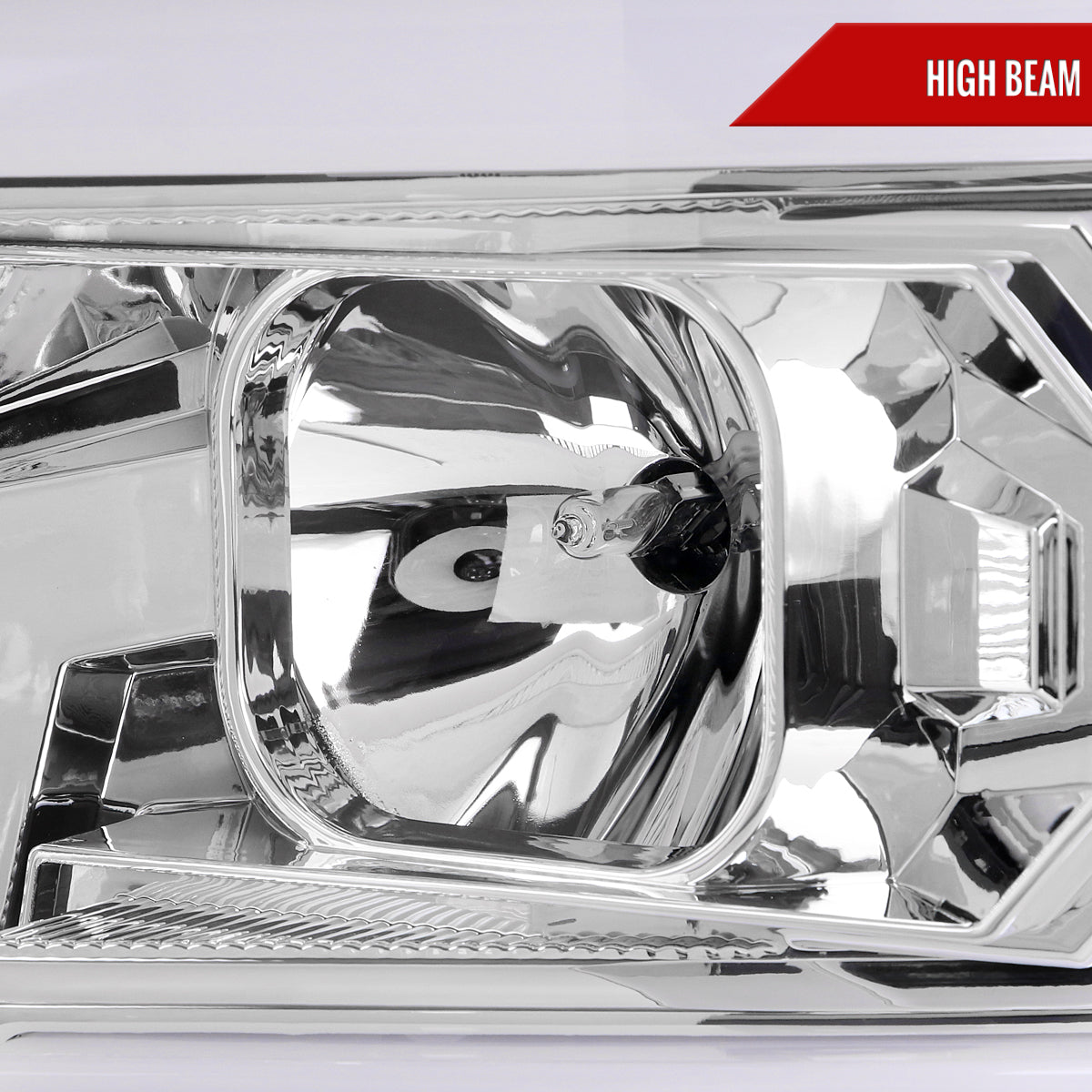 2015-2019 Chevrolet Silverado 2500HD/3500HD Switchback Sequential LED Turn Signal Projector Headlights (Chrome Housing/Clear Lens)