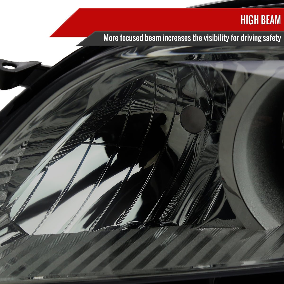 2011-2020 Toyota Sienna Projector Headlights (Chrome Housing/Smoked Lens)
